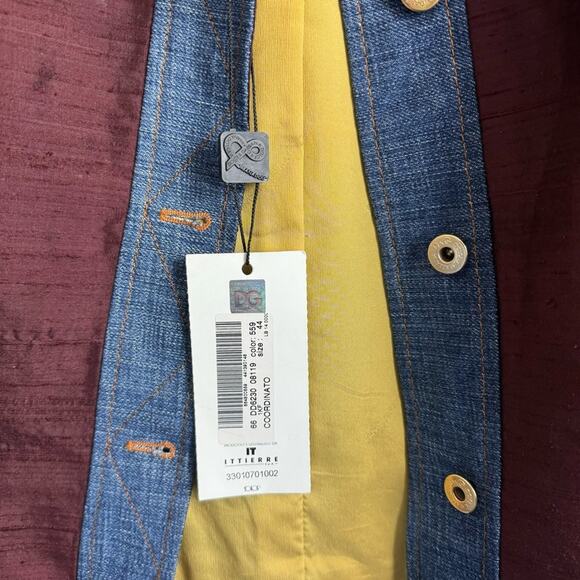 New Dolce and Gabbana Women’s Button Up 2 Piece Set US Size 8 - Picture 14 of 14